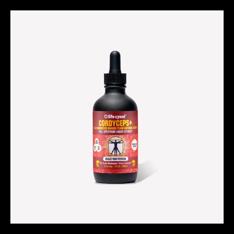 Lifecykel Cordyceps+ liquid double extract bottle