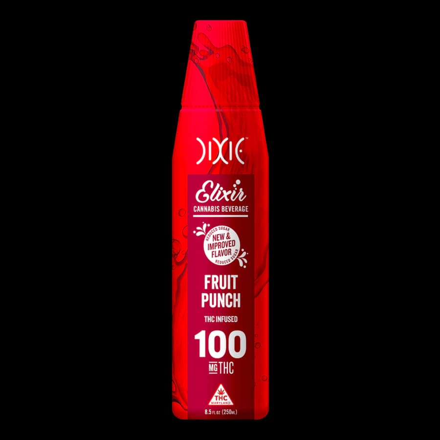 Fruit Punch Elixir packaging from Dixie